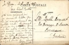 Le Havre Sainte Address CPA View towards Entering of the port of Le Havre