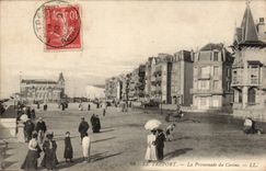 Treport CPA Weg des Kasinos