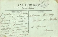 Treport CPA Weg des Kasinos