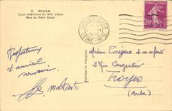 Rouen CPA interior Court of the 16th Street of the small safety