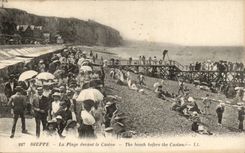 Dieppe CPA the beach in front of the casino