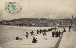 Le Havre CPA the Northern dam