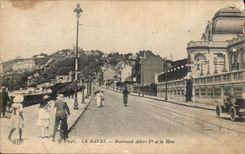 Prachtstrasse Albert 1 Havre-CPA und Heve