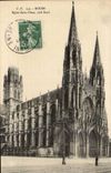CPA Cathedral of Rouen Church saint ouen