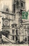 CPA Rouen the large clock