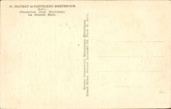 Chateau de Castelnau Bretenoux CPA Fondation Jean Moullerat La grande salle