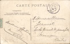 Padirac CPA Unloading dock towards the step of crocodile