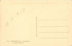 Saint Cere CPA Vue generale et tours Saint Laurent