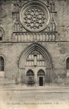 Cahors CPA Main door of the cathedral