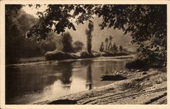 CPA Valley of the Dordogne the river around Souillac