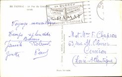 Padirac CPA the step of the crocodile