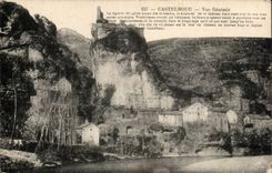 Castelbouc CPA Vue generale