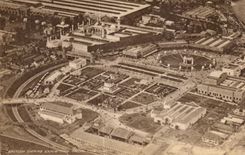 Grande Bretagne Great BRitain British Empire Exhibition from the air CPA 