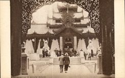 Grande Bretagne Great BRitain British Empire Exhibition 1924 Entrance to Burmese pavillon