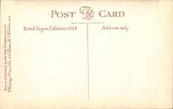 Grande Bretagne Great BRitain British Empire Exhibition 1924 Entrance to Burmese pavillon