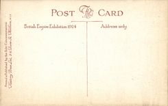 Grande Bretagne Great BRitain Palace of engineering CPA Exhibition 1924