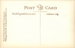 Grande Bretagne Great BRitain CPA Exhibition 1924 The palace if engineering from the air 