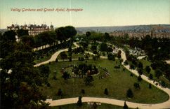 Grande Bretagne Great BRitain CPA Valley gardens and grand hotel Harrogate