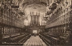 The United Kingdom Great BRitain CPA Windsor castle St Georges' chapel West Flesh