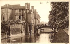The United Kingdom Great BRitain CPA Cambridge Queen' S college and bridge