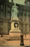 Grande Bretagne Great BRitain CPA Queen Victoria statue Birmingham