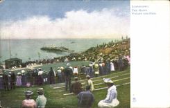 The United Kingdom Great BRitain CPA Llandudno The happy valley and pier