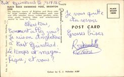 Grande Bretagne Great Britain CPA Block rocj swimming pool Brighton