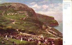 The United Kingdom Great Britain CPA llandudno The happy valley and great Elm