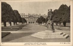 The United Kingdom Great Britain CPA Hampton short De luxe hotel Centers walk East face