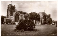 Grande Bretagne CPA St mary's church Lufton 