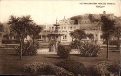 Great Britain CPA Torquay The pavilion from Princess Gardens 