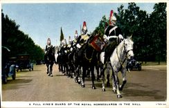 Great Britain CPA has full king' S guard off the royal Horseguards in the hall London London