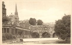 Grande Bretagne Great BRitain CPA Pulteney bridge Bath