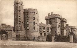 The United Kingdom Great BRitain MODERN CARD Windsor Castle South face