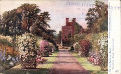 The United Kingdom Great BRitain CPA The gardens off pink Kent The walk Finchcocks