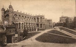 The United Kingdom Great Britain Windsor Castle CPA Lowe R ward and St Gerogres chapel