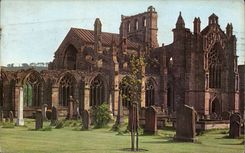 The United Kingdom Great Britain Melrose Abbey CPA
