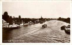 The United Kingdom Great Britain View from Kingston Bridge CPA