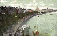 The United Kingdom Great Britain CPA Thames Embankment London London