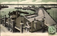 Grande Bretagne Great Britain CPA the pier Southtampton