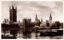 The United Kingdom Great Britain CPA London London Houses off Parliament