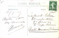 Underground of the Al the Marne canal in the Saone has Huilly Cotton CPA