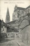 Auxerre CPA the Montbrun place and the church Saint Germain