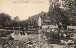 Route de Pontaubert CPA La valley of the Cushion