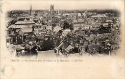 Troyes CPA View taken of the church of the Madeleine