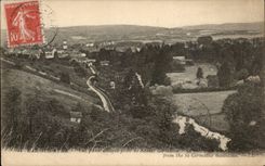 Bar on Paddle - Panoramic View taken the Saint German one - CPA