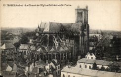 Troyes - the Bedside of the Church Cathedral St Pierre - CPA