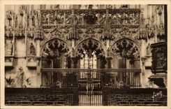 Troyes - the Church Sainte Madeleine - Jube - CPA