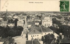 Troyes - Northern Panorama - CPA