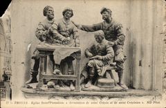 Troyes - Church Saint Pantaleon - Arrest of Saint Crepin and Saint Crepinien - Missing Corner - CPA